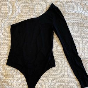 ASOS One sleeve thong bodysuit